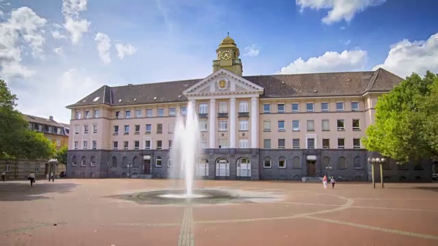 德国路德维希港“欧洲广场”的延时视频素材