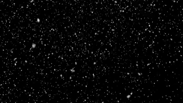 雪背景无缝循环-运动模糊-阿尔法通道视频素材
