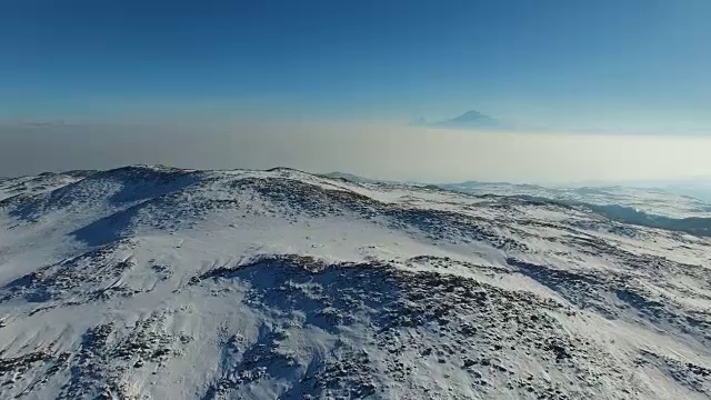 航空:雪景视频素材