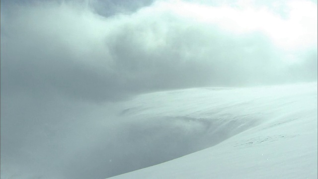 北海道大雪山火山群的冬季视频素材