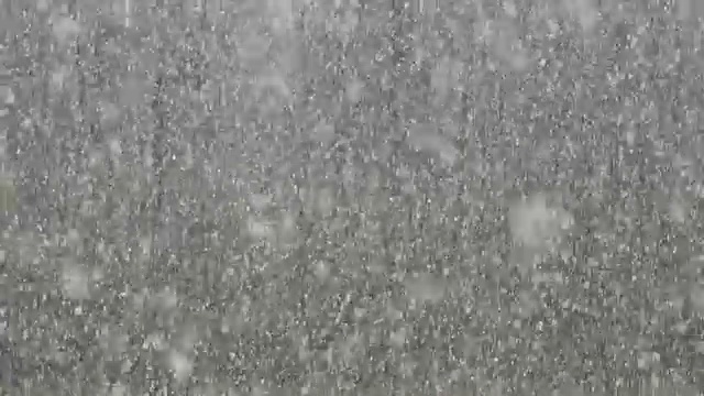 厚雪的细节镜头视频素材
