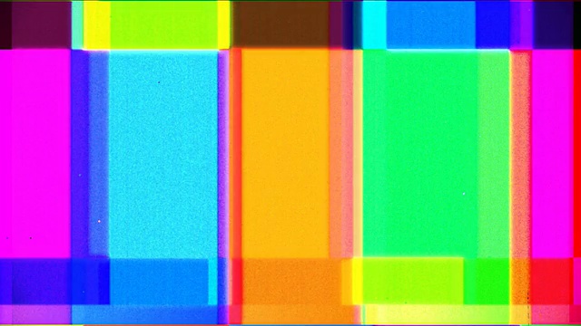 电视Colourbars扭曲视频素材