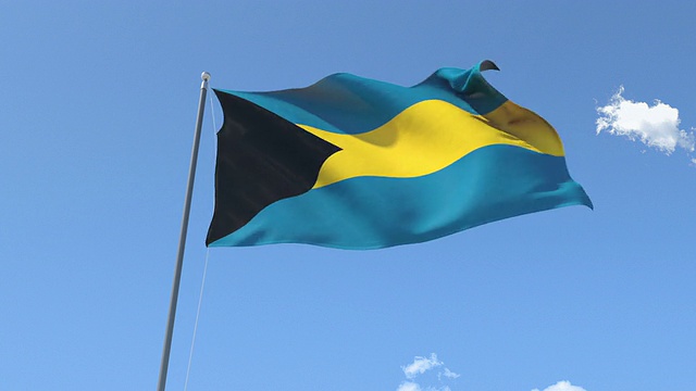 巴哈马群岛旗视频下载