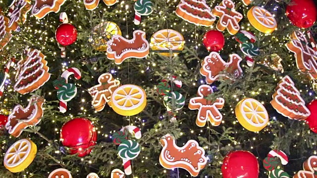 圣诞树装饰细节视频下载