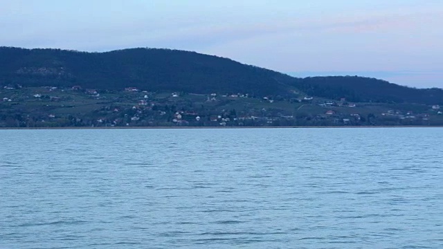 巴拉顿湖全景，匈牙利视频下载