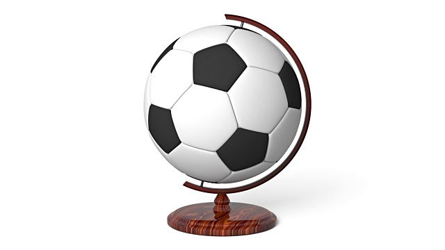 足球球旋转，循环视频下载