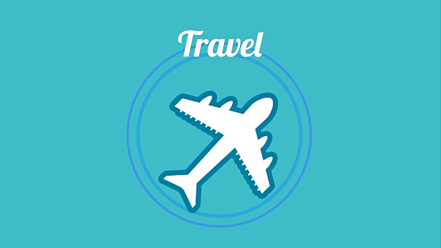 旅游图标设计，视频动画视频下载