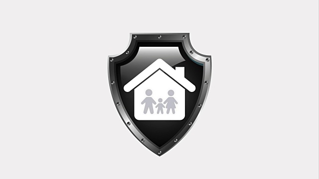 家庭保险设计，视频动画视频下载