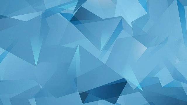 蓝色技术几何多边形视频动画视频素材