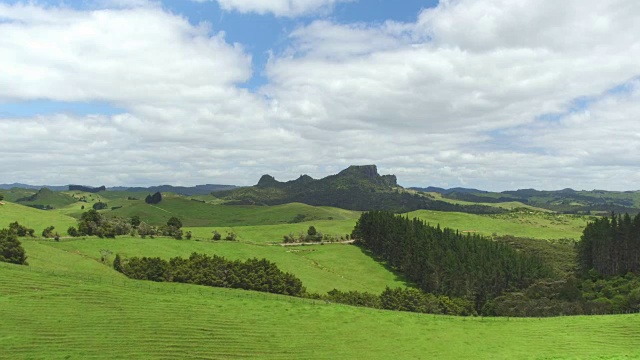 新西兰,飞,山,天线视频素材