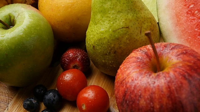 水果类天然甜味健康食品视频素材