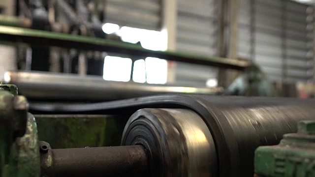 工业车床机械制造过程中视频素材