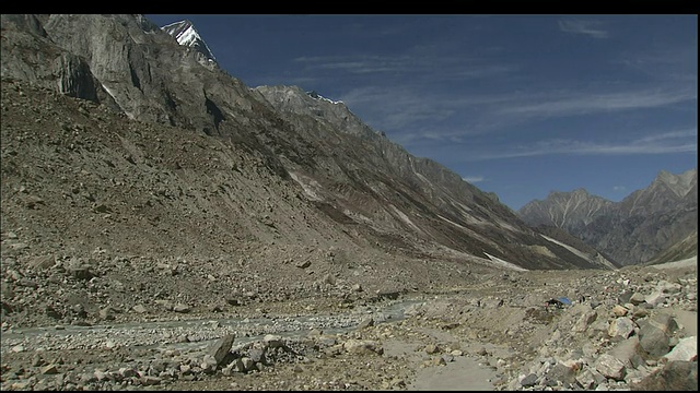 喜马拉雅山脉陡峭的一侧，印度视频素材