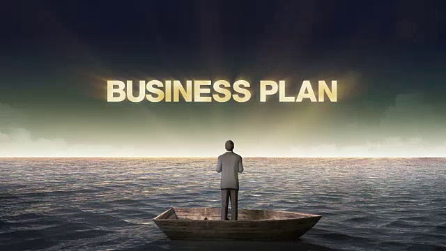 商业计划，在一艘船上的商人面前视频下载