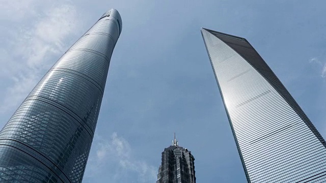 Time Lapse Shanghai Skyline /上海，中国视频素材
