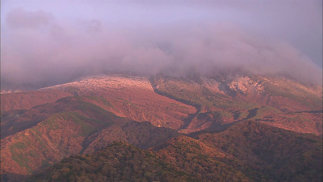 山。北海道秋季的罗臼视频下载
