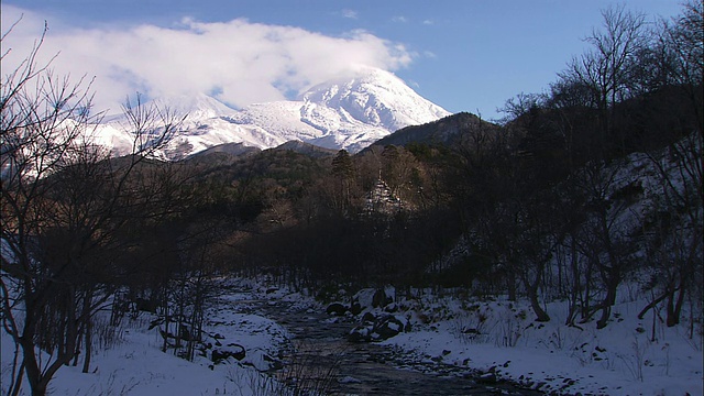 山。Rausu在北海道视频下载