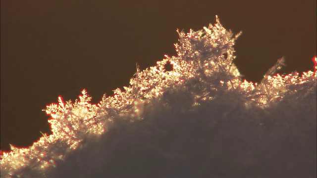 北海道日落时分的雪视频下载