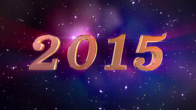 HD: 2015年新年视频素材