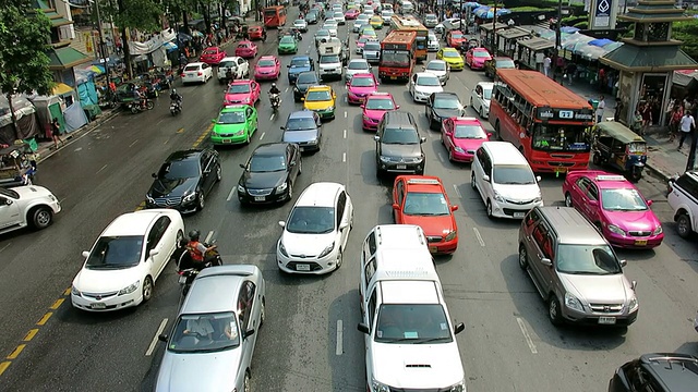 交通在曼谷视频素材