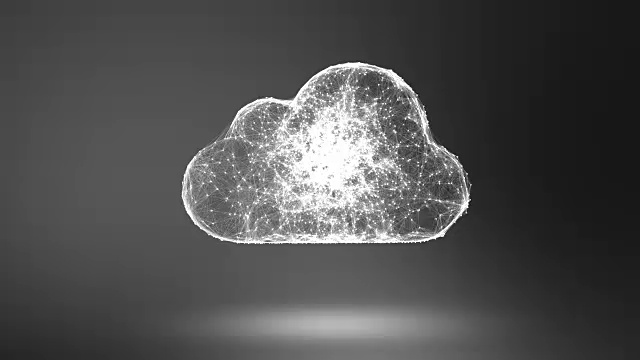 云存储，网络概念源于多台主机和通信4K视频素材