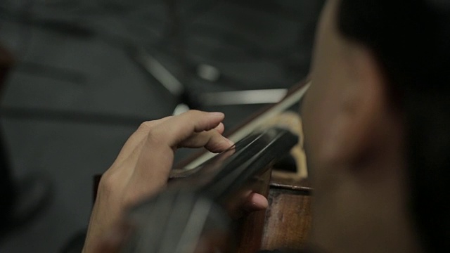 大提琴演奏者视频素材