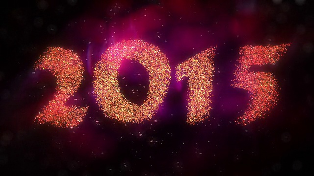 2015年新年倒计时视频素材