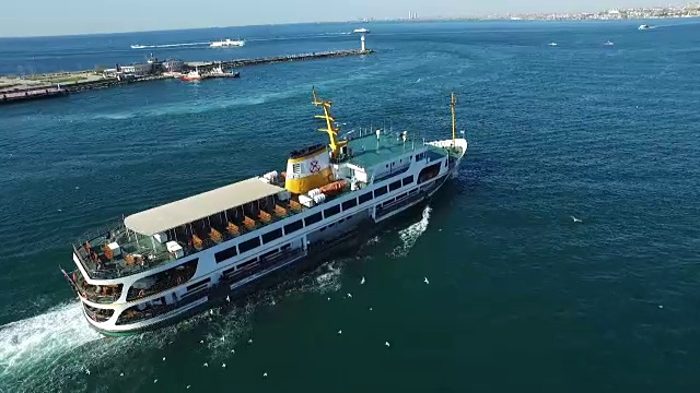 海达帕萨伊斯坦布尔的船视频下载