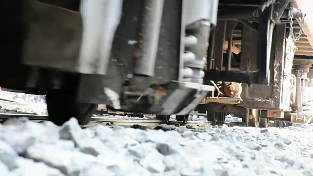 泰国铁路列车视频素材