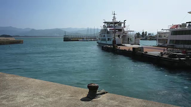 博多港和渡轮视频下载