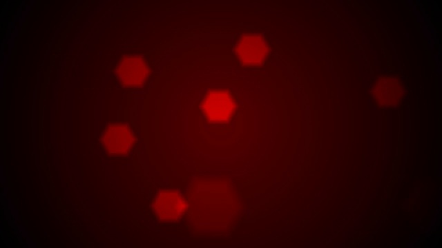 红色科技六角抽象视频动画视频素材