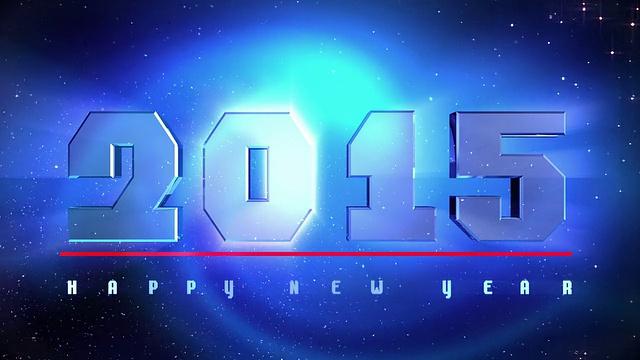 HD: 2015年新年倒计时视频素材