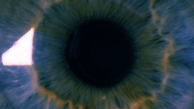 眼睛瞳孔脉动视频素材