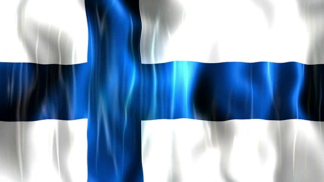 芬兰国旗动画视频下载