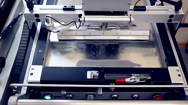 自动化电路板生产视频素材