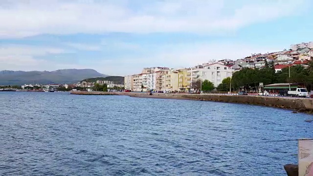日常生活海滨，迪基利，伊兹密尔，土耳其视频下载