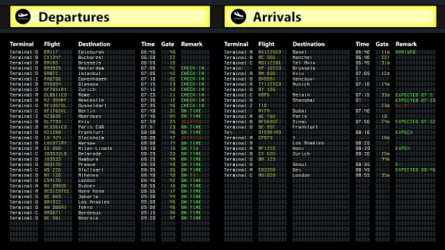 机场到达及离港时间表及航班资料均有更改视频下载