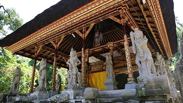Kawi山，巴厘岛寺庙，Ubud，印度尼西亚视频下载