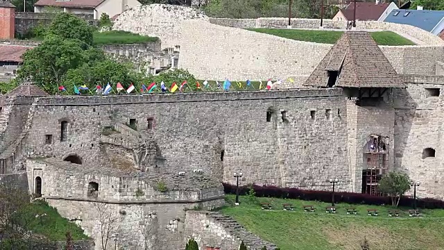 匈牙利埃格尔堡垒墙视频下载