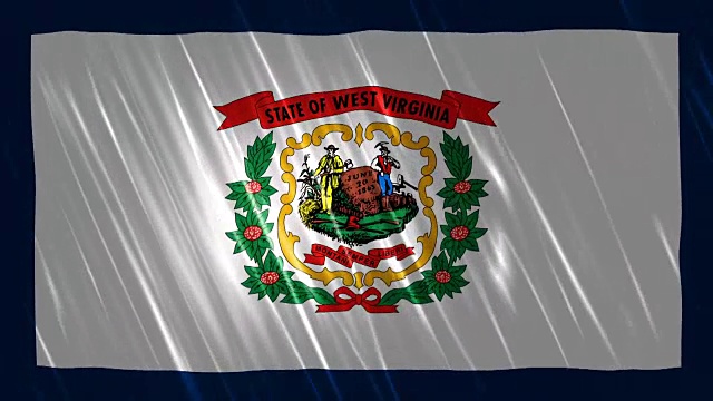西弗吉尼亚州可循环旗视频下载