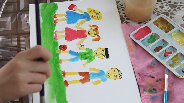 孩子绘画视频下载