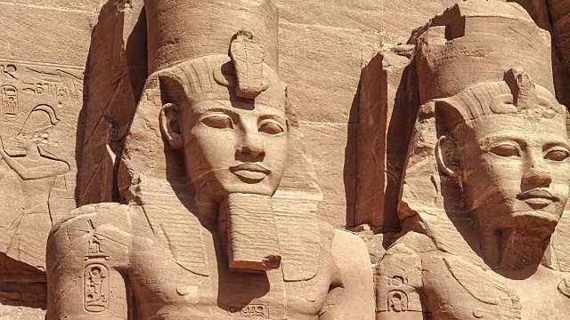 埃及的阿布辛贝神庙视频下载
