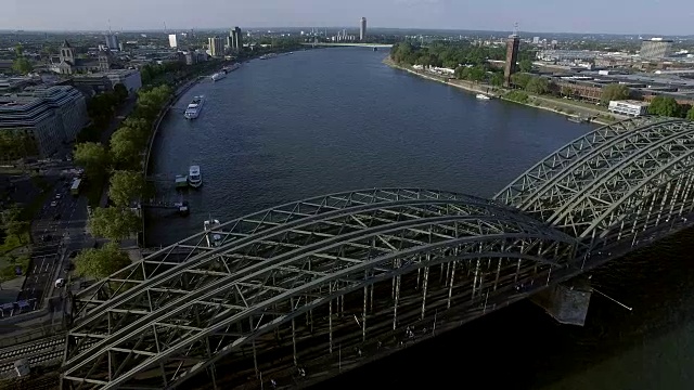 4K -科隆，Köln鸟瞰图视频素材
