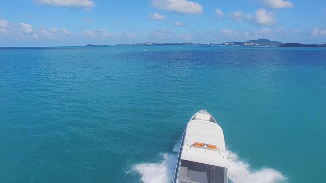 高速摩托艇，里约热内卢游艇，意大利最好的游艇视频素材