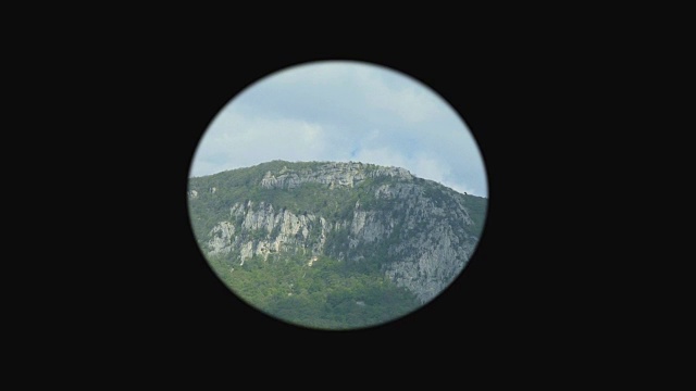 望远镜山和村庄视频下载