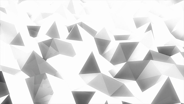 摘要无缝三角形水晶背景动画视频素材