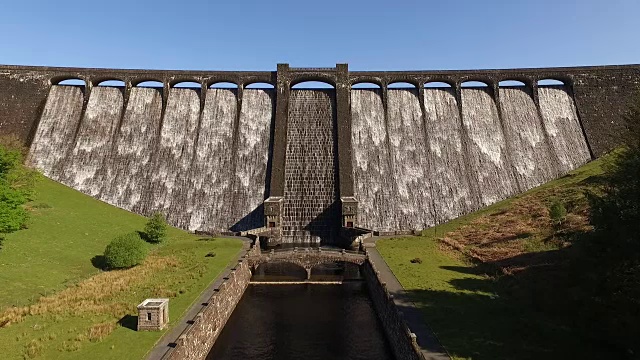 威尔士的Elan Valley水库视频素材
