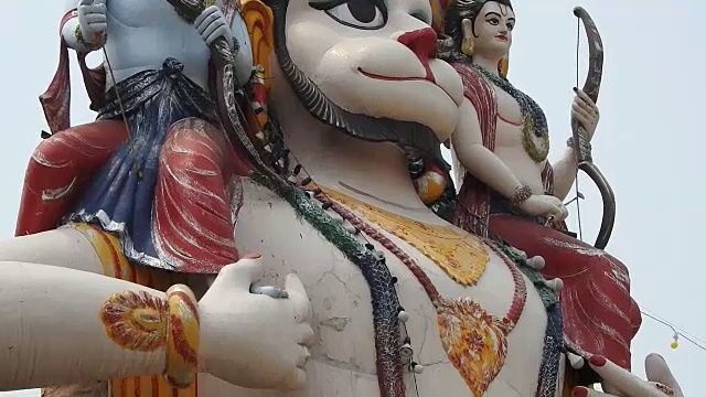 印度教神哈奴曼吉视频素材