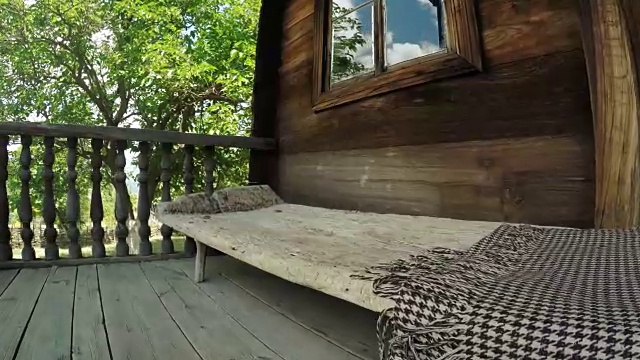 古董木制的房子视频下载