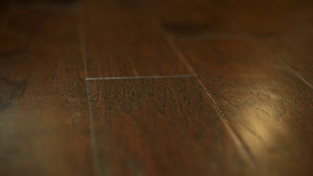 硬木地板细节近距离移动视频下载